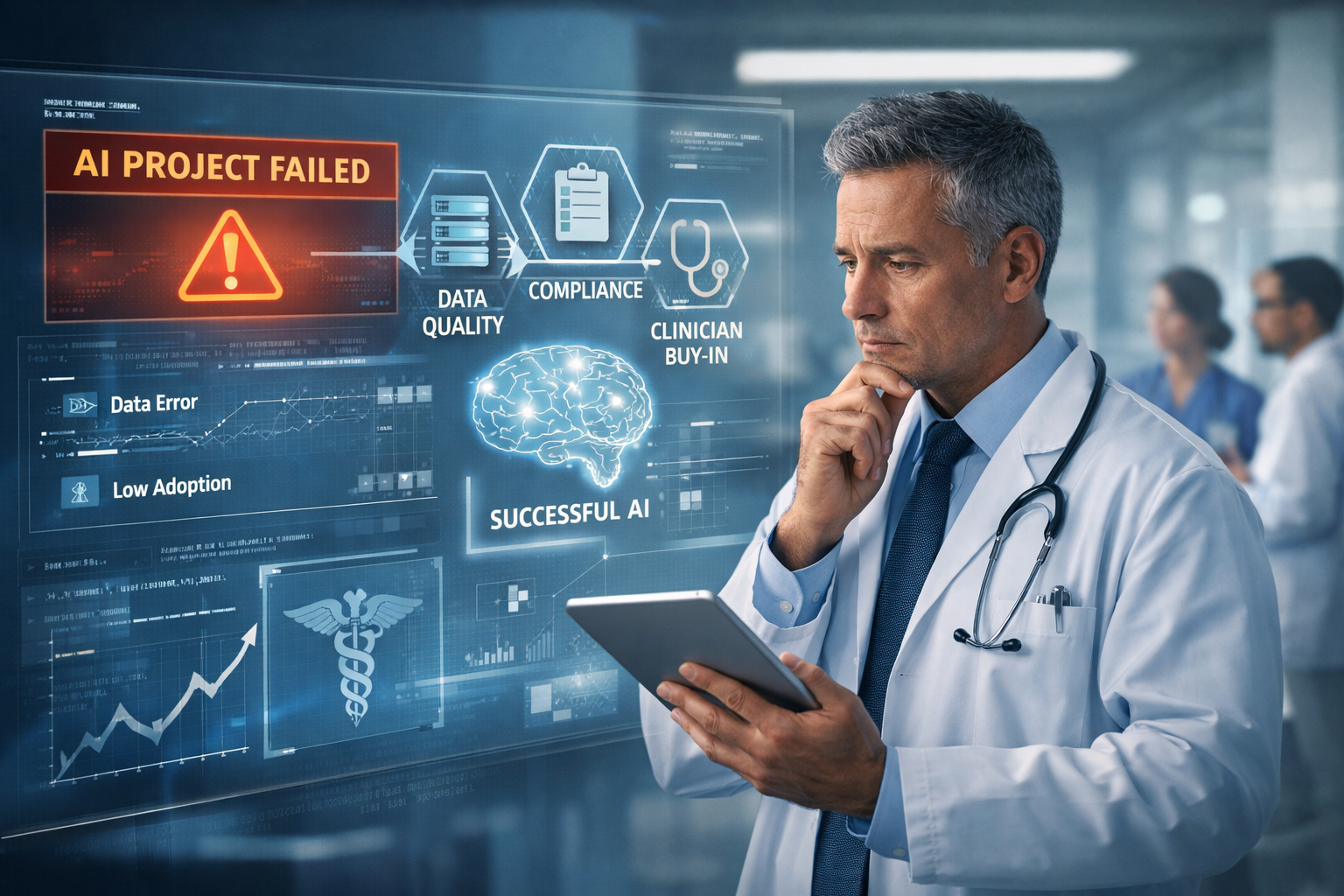 Why Most Healthcare AI Projects Fail And What the Successful Hospitals Do Differently